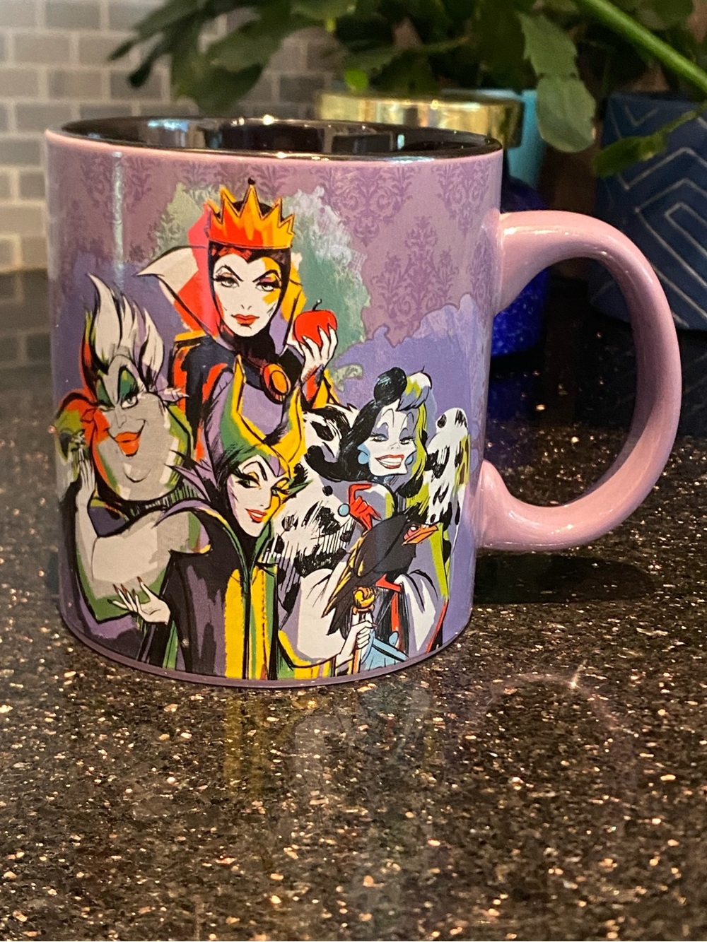 Walt Disney Store Villains Purple Mug 20oz - Silver Buffalo